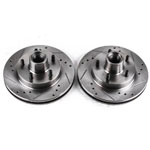 Power Stop 82-87 Buick Regal Front Evolution Drilled & Slotted Rotors - Pair