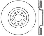 StopTech Audi S4 Sport Drilled/Slotted Rotor, Front Right; 2000-2002