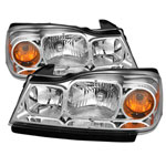 Xtune Saturn Vue 06-07 Crystal Headlights Chrome HD-JH-SVUE06-AM-C; 2006-2007