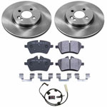 Power Stop 07-10 Mini Cooper Front Track Day Brake Kit; 2007-2010