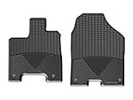 WeatherTech 2017+ Honda Ridgeline Front Rubber Mats - Black; 2017-2023