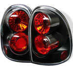 Spyder Dodge Durango Altezza Tail Lights - Black - (ALT-YD-DC96-BK)