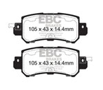 EBC 12+ Mazda CX-5 2 Yellowstuff Rear Brake Pads