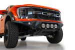 Addictive Desert Designs 2021+ Ford Raptor Bomber Front Bumper w/ 4 Rigid 360 6in Light Mounts; 2021-2023