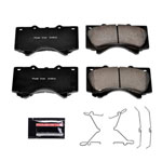 Power Stop 08-11 Lexus LX570 Front Z23 Evolution Sport Brake Pads w/Hardware; 2008-2011