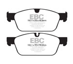 EBC 13-16 Mercedes-Benz GL350 3.0 TD AMG Package Greenstuff Front Brake Pads