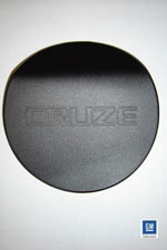 American Brother Designs ABD Chevrolet Cruze Billet Non Locking Fuel Door - Black; 2011-2012