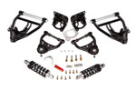 ALDAN AMERICAN Coil-Over Conversion Kit 63-87 C10 Front Single Adj. SB Incl. Control Arms; 1987-1987