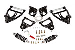 ALDAN AMERICAN Coil-Over Conversion Kit 63-70 C10 Front Single Adj. SB Incl. Control Arms; 1963-1970