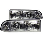 ANZO USA Chevrolet S-10 Crystal Headlights Chrome