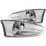 ANZO USA Mitsubishi Mirage 2dr Crystal Headlights Chrome