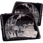 ANZO USA Toyota Tacoma Crystal Headlights Black