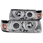 ANZO USA Bmw 3 Series E36 4dr Projector Headlights W/ Halo Chrome G2 1 Pc