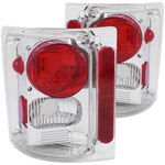 ANZO USA Chevrolet C Taillights Chrome; 1973-1987