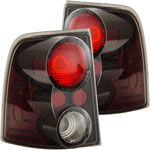 ANZO USA Ford Explorer Taillights Black; 2002-2005