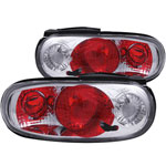 ANZO USA Mazda Miata Taillights Chrome; 1990-1997