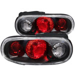 ANZO USA Mazda Miata Taillights Black; 1990-1997