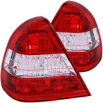 ANZO USA Mercedes Benz C Class W202 4dr Taillights Red/Clear