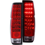 ANZO USA Nissan Hardbody Led Taillights Red/Clear