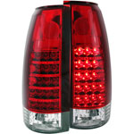 ANZO USA Chevrolet C1500 Led Taillights Red/Clear