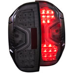 ANZO USA Toyota Tundra Led Taillights Smoke; 2014-2019