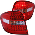 ANZO USA Mercedes Benz M Class W164 Led Taillights Red/Clear