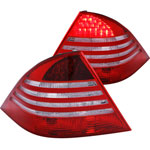 ANZO USA Mercedes Benz S Class W220 Led Taillights Red/Clear