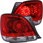 ANZO USA Lexus Gs430 Led Taillights Red/Clear; 2001-2005