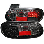 ANZO USA Mazda Miata Led Taillights Black; 1998-2005