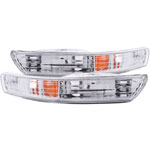 ANZO USA Acura Integra Euro Parking Lights Chrome W/ Amber Reflector