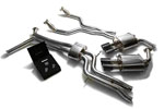 ARMYTRIX Stainless Steel Valvetronic Catback Exhaust System Audi A6 C7 Quad Carbon Tips