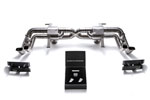 ARMYTRIX Titanium Valvetronic Exhaust System Audi R8 V10 5.2L with Dual Carbon Tips; 2016-2020