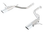 Borla Jeep Grand Cherokee SRT8 Stainless Steel Rear Section Exhaust S-Type; 2012-2014