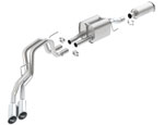 Borla Ford F-150 Raptor SVT Stainless Steel Cat-Back System Touring Same Side Exit