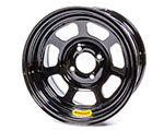 BASSETT Wheel 13X7 4X4.5 4in BS Black D-Hole