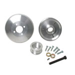 BBK Ford 4.6/5.4 F-Series/Expedition 3 Pc Underdrive Pulley Kit 8-Rib (Aluminum)