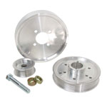 BBK Billet Aluminum Underdrive 3 Pulley System 2001(April)-04 Mustang GT V8; 2001-2004