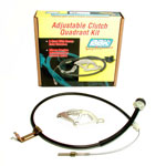 BBK Ford Mustang GT/Cobra Adjustable Clutch Cable & Aluminum Quadrant Kit V8; 1996-2004