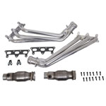 BBK Camaro V6 1-5/8 Full-length Headers W/high-flow Cats (polished Ceramic); 2010-2012