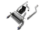 ARMYTRIX Stainless Steel Valvetronic Catback Exhaust System BMW F30/330i/B48 with Dual Blue Tips