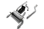 ARMYTRIX Stainless Steel Valvetronic Catback Exhaust System BMW F30/330i/B48 with Dual Chrome Silver Tips