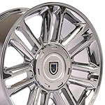 OE Wheels 20 Replica Wheel CA83 Escalade Rim 20x9 Chrome Wheel Chevrolet C2500 1988-2000; 1988-2000