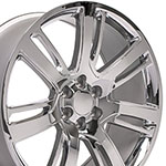 OE Wheels 24 Replica Wheel CA88 Escalade Rim 24x10 Chrome Wheel Chevrolet Tahoe 1995-2020; 1995-2020