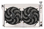 Cold-Case Radiators 88-98 GM 1500 P/U 5.3L Radiator w/Dual 14in Fan; 1988-1998