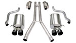 CORSA Cadillac XLR Cat-Back Exhaust 4.6L Sport - 2.5 Inch Dual Rear Exit with Twin 3.5 Inch Black Pro-Series Tips