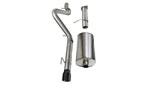 CORSA Trailblazer Cat-Back Exhaust SS 6.0L V8 Sport - 3 Inch Single Rear Exit with Single 4 Inch Black Pro-Series Tips