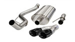 CORSA F-150 Cat-Back Exhaust Raptor 6.2L V8 Sport - 3 Inch Single Side Exit with Twin 4 Inch Black Pro-Series Tips