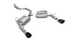 CORSA Chrysler 200 Cat-Back Exhaust V6 Sport - 2.5 Inch Dual Rear Exit with Single 4 Inch Black Pro-Series Tips