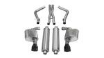 CORSA Chrysler 300 Cat-Back Exhaust SRT-8 6.4L V8 Sport - 2.75 Dual Rear Exit with Single 4.5 Inch Black Pro-Series Tips; 2012-2014