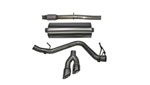 CORSA Silverado 1500 Cat-Back Exhaust Crew Cab/Standard Bed 5.3L V8 Sport 3 Inch Single Side Exit with Twin 4 Inch Polished Pro-Series Tips; 2014-2018